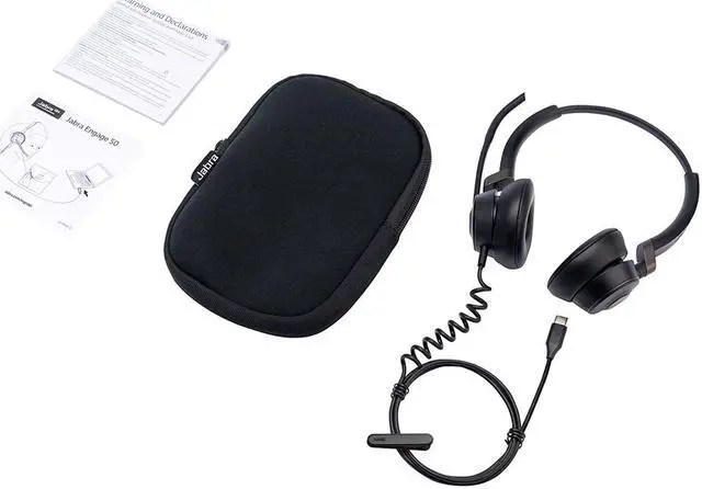 Alt view image 8 of 20 - Jabra Engage 50 Stereo Wired Headset