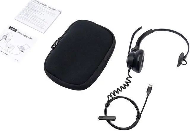 Alt view image 7 of 14 - Jabra Engage 50 Mono Wired Headset