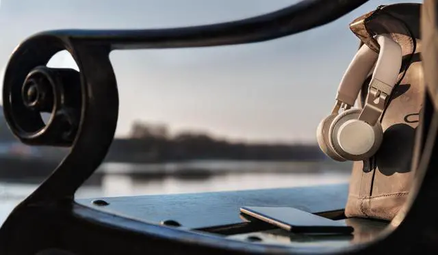 Alt view image 4 of 12 - Jabra Move Style Edition, Gold Wireless Bluetooth Music Headphones
