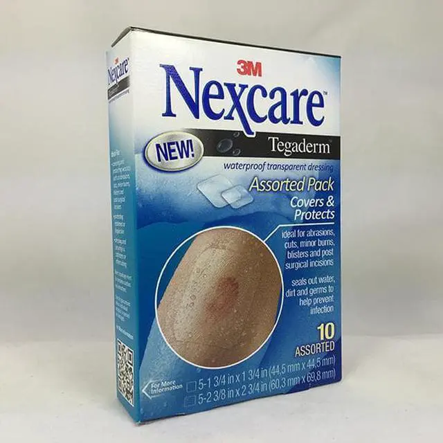 Alt view image 5 of 9 - Nexcare Tegaderm Waterproof Transparent Dressing 10 Assorted