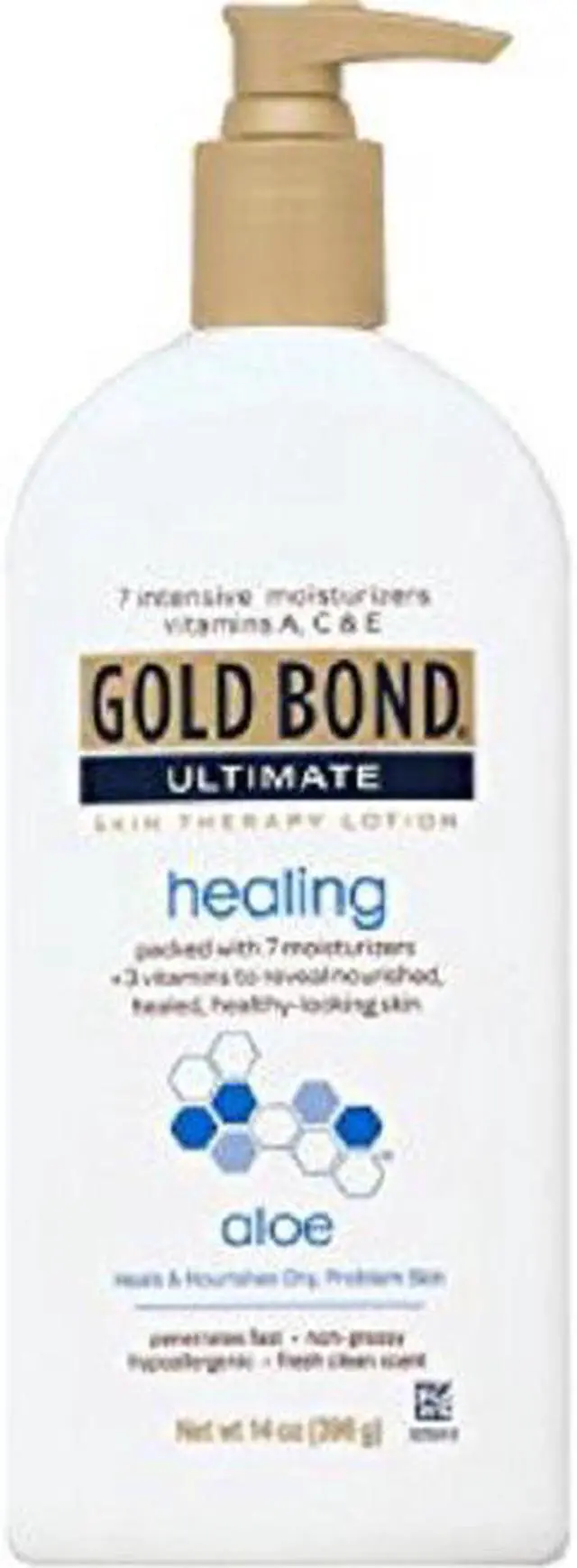 Alt view image 5 of 8 - Gold Bond Ultimate Healing Skin Therapy Lotion, Aloe, 14 Ounce Pump