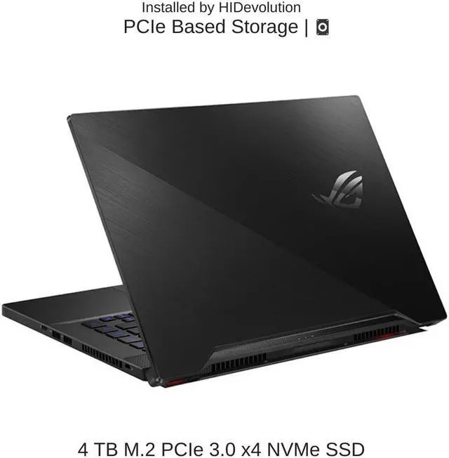 Alt view image 4 of 5 - ASUS ROG Zephyrus S15 GX502LXS 15.6 FHD 300Hz | 2.3 GHz i7-10875H, RTX 2080 Super Max-Q, 32 GB 3200MHz RAM, 4 TB PCIe SSD | Authorized Performance Upgrades & Warranty