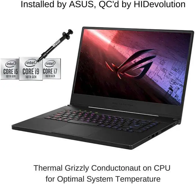 Alt view image 2 of 4 - ASUS ROG Zephyrus S15 GX502LXS 15.6 FHD 300Hz | 2.3 GHz i7-10875H, RTX 2080 Super Max-Q, 32 GB 3200MHz RAM, 1 TB PCIe SSD | Authorized Performance Upgrades & Warranty