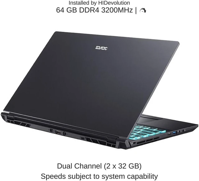 Alt view image 4 of 7 - EVOC PC501A (PC50DD2) 15.6” FHD 144Hz | 2.3 GHz i7-10875H, RTX 2060, 64 GB 3200MHz RAM, 16 TB PCIe SSD | Performance Upgrades & Warranty