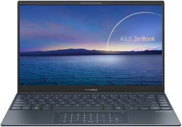Main image of ASUS Zenbook 14 UX425JA, Pine Grey, 14.0" FHD, 1.0 GHz i5-1035G1, UHD, 8 GB 3200MHz RAM, 512 GB PCIe SSD