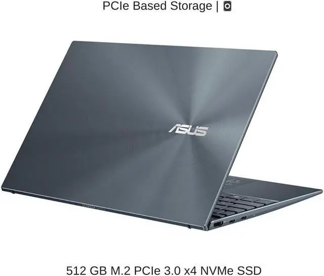 Alt view image 5 of 7 - ASUS Zenbook 14 UX425JA, Pine Grey, 14.0" FHD, 1.0 GHz i5-1035G1, UHD, 8 GB 3200MHz RAM, 512 GB PCIe SSD