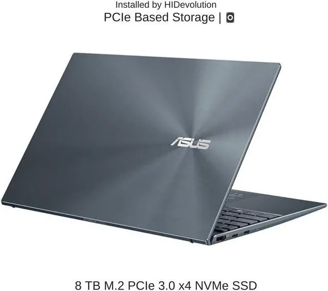 Alt view image 5 of 7 - ASUS Zenbook 14 UX425JA, Pine Grey, 14.0" FHD, 1.0 GHz i5-1035G1, UHD, 8 GB 3200MHz RAM, 8 TB PCIe SSD