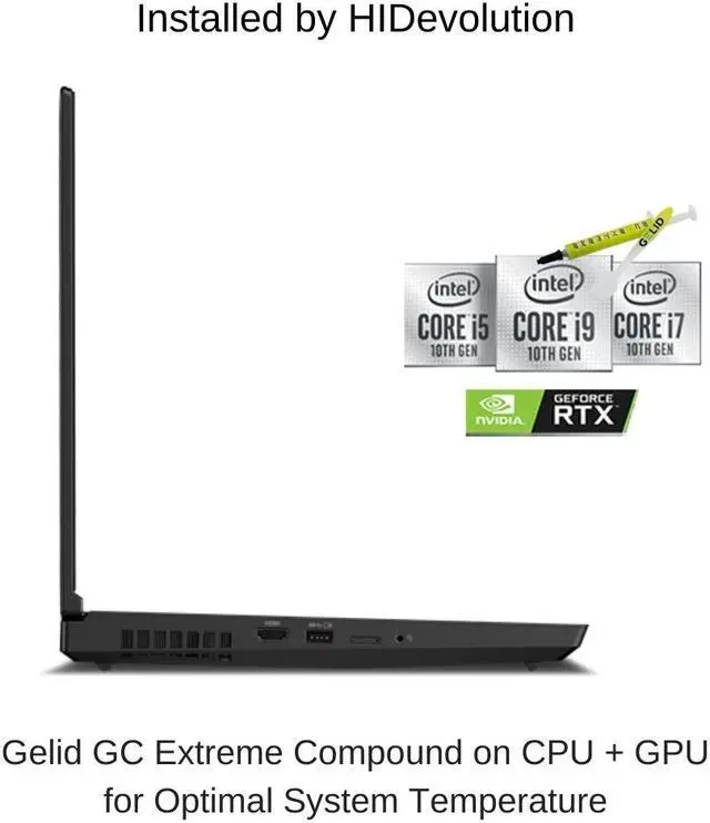 Alt view image 2 of 7 - HIDevolution Lenovo Thinkpad P15 20ST003XUS - 15.6" FHD IPS HDR, 2.6 GHz i7-10750H, Quadro T1000, 16 GB 3200MHz RAM, 512 GB PCIe SSD | Authorized Performance Upgrades & Warranty