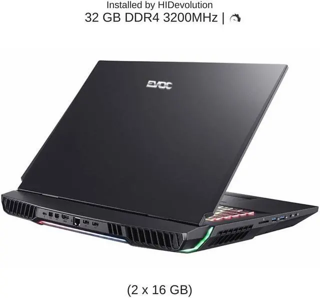 Alt view image 4 of 7 - EVOC High Performance Systems X1702O (X170KM-G) 17.3" UHD, 3.6 GHz i7-11700K, RTX 3080, 32 GB 3200MHz RAM, 8 TB PCIe SSD