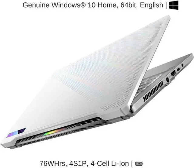 Alt view image 6 of 7 - [2021] HIDevolution ASUS ROG Zephyrus G14 GA401QM 14" FHD 144Hz, 3.0 GHz Ryzen 9 5900HS, RTX 3060, 24 GB 3200MHz RAM, 2 TB PCIe SSD