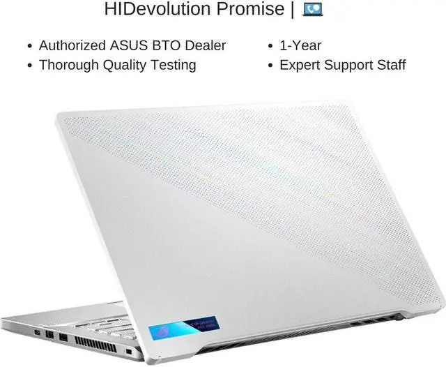 Alt view image 7 of 7 - [2021] HIDevolution ASUS ROG Zephyrus G14 GA401QM 14" FHD 144Hz, 3.0 GHz Ryzen 9 5900HS, RTX 3060, 24 GB 3200MHz RAM, 2 TB PCIe SSD