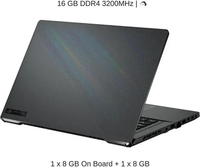 Alt view image 4 of 7 - HIDevolution ASUS ROG Zephyrus G15 GA503QM 15.6" QHD 165Hz, 3.0 GHz AMD Ryzen 9 5900HS, RTX 3060, 16 GB 3200MHz RAM, 512 GB PCIe SSD, Eclipse Gray, Windows 10 Pro