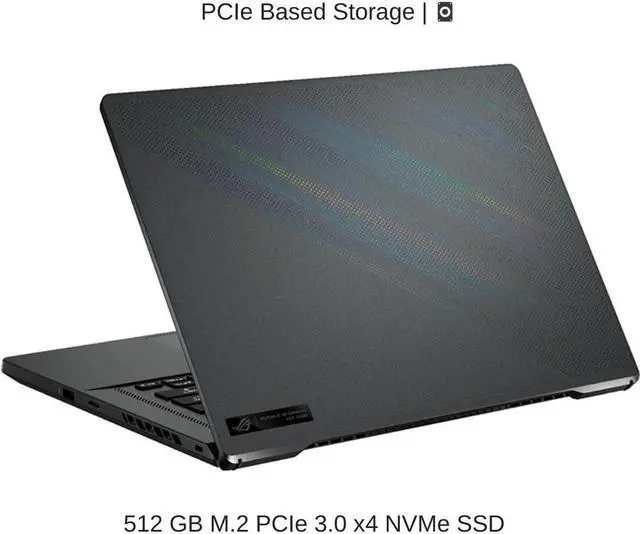 Alt view image 5 of 7 - HIDevolution ASUS ROG Zephyrus G15 GA503QM 15.6" QHD 165Hz, 3.0 GHz AMD Ryzen 9 5900HS, RTX 3060, 24 GB 3200MHz RAM, 512 GB PCIe SSD, Eclipse Gray, Windows 10 Pro