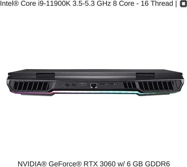 Alt view image 3 of 7 - EVOC High Performance Systems X1702M (X170KM-G) 17.3" UHD, 3.5 GHz i9-11900K, RTX 3060, 128 GB 3200MHz RAM, 1 TB PCIe SSD