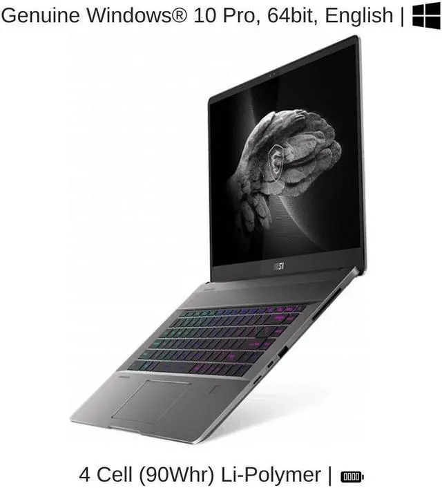 Alt view image 6 of 7 - HIDevolution MSI Creator Z16 A11UET 16" QHD+ 120Hz Finger Touch, 2.3 GHz i7-11800H, RTX 3060, 32 GB 3200MHz RAM, 1 TB PCIe SSD