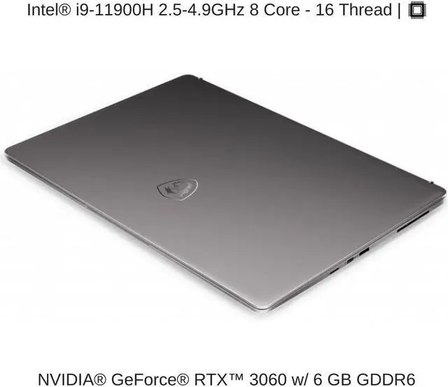 Alt view image 3 of 7 - HIDevolution MSI Creator Z16 A11UET 16" QHD+ 120Hz Finger Touch, 2.5 GHz i9-11900H, RTX 3060, 64 GB 3200MHz RAM, 2 TB PCIe SSD