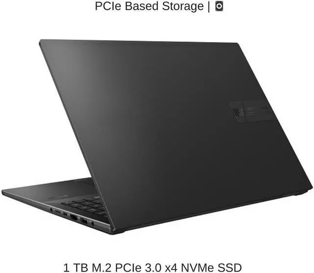 Alt view image 5 of 7 - ASUS Vivobook Pro M7600QE 16.0" OLED WQUXGA,3.2GHz AMD Ryzen 7 5800H, RTX 3050Ti, 16 GB 3200MHz RAM, 1 TB PCIe SSD
