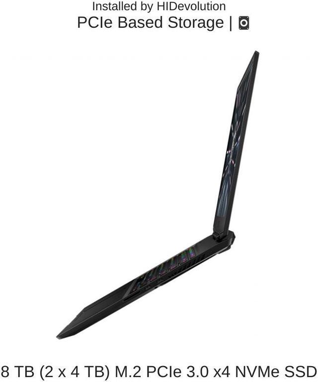 Alt view image 5 of 7 - HIDevolution MSI Stealth GS77 12UHS 17.3" QHD 240Hz 3ms, 1.7 GHz i7-12700H, RTX 3080 Ti, 64 GB 4800MHz RAM, 8 TB PCIe SSD