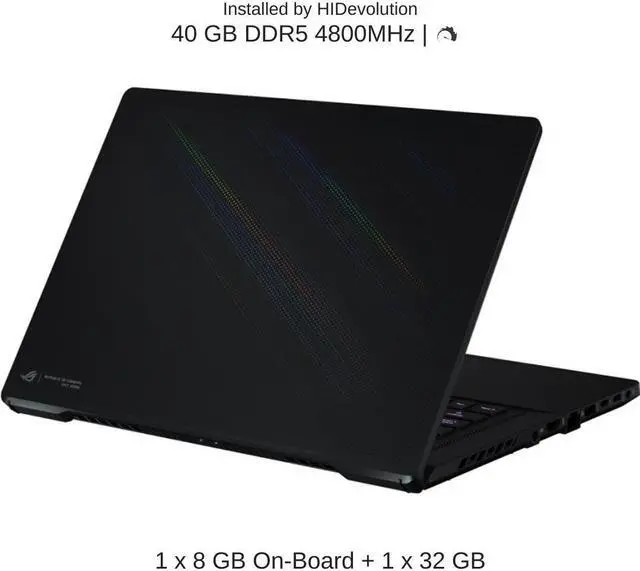 Alt view image 3 of 6 - ASUS ROG Zephyrus M16 GU603ZM 16" WUXGA 165Hz, 1.7 GHz i7-12700H, RTX 3060, 40 GB 4800MHz RAM, 512 GB PCIe SSD