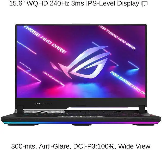 Alt view image 6 of 7 - HIDevolution ASUS ROG Strix Scar 15 G533ZX 15.6" WQHD 240Hz, 1.8 GHz i9-12900H, RTX 3080 Ti, 64 GB 4800MHz RAM, 2 TB PCIe SSD