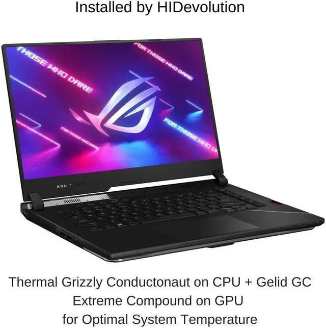 Alt view image 2 of 7 - HIDevolution ASUS ROG Strix Scar 15 G533ZX 15.6" WQHD 240Hz, 1.8 GHz i9-12900H, RTX 3080 Ti, 64 GB 4800MHz RAM, 2 TB PCIe SSD