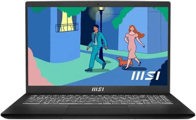 Alt view image 3 of 7 - HIDevolution MSI Modern 15 B12M [Classic Black] 15.6" FHD, 0.9 GHz i5-1235U, Intel Iris Xe, 8GB 3200MHz 512 GB PCIe SSD