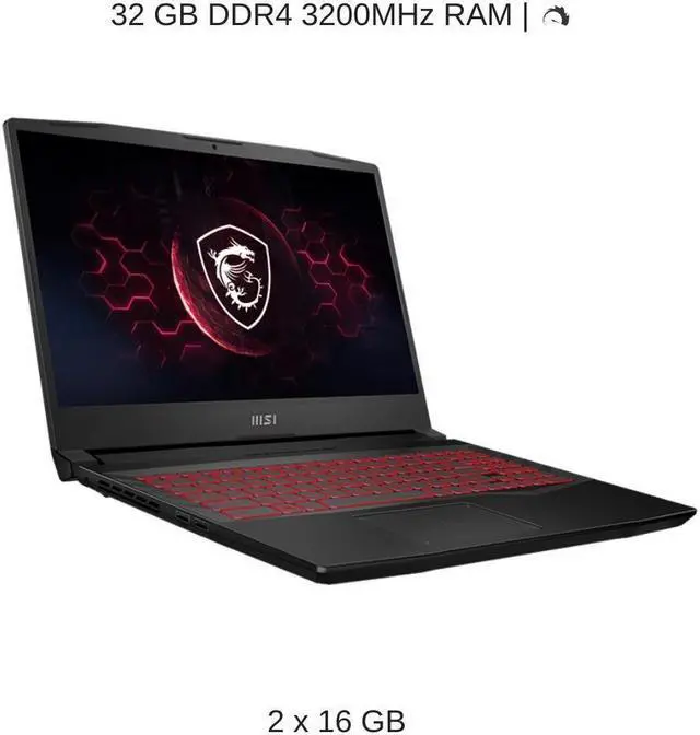 Alt view image 4 of 7 - HIDevolution MSI Pulse GL66 12UEK 15.6" FHD 144Hz, 1.8 GHz i9-12900H, RTX 3060, 32 GB 3200MHz RAM, 8 TB PCIe SSD