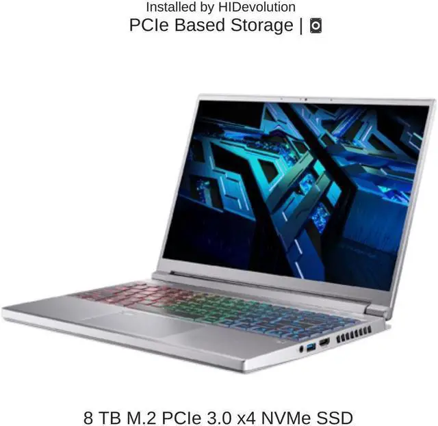 Alt view image 5 of 7 - HIDevolution ACER Predator Triton 300 SE 14" WUXGA 165Hz, 1.7 GHz i7-12700H, RTX 3060, 16 GB LPDDR5 RAM, 8 TB PCIe SSD, Windows 11 Home