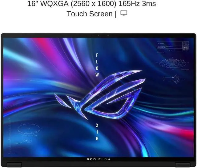 Alt view image 6 of 7 - HIDevolution ASUS ROG X16 GV601RM 16" WQXGA 165Hz Touch, 3.3 GHz Ryzen 9 6900HS, RTX 3060, 64 GB 4800MHz RAM, 1 TB PCIe SSD