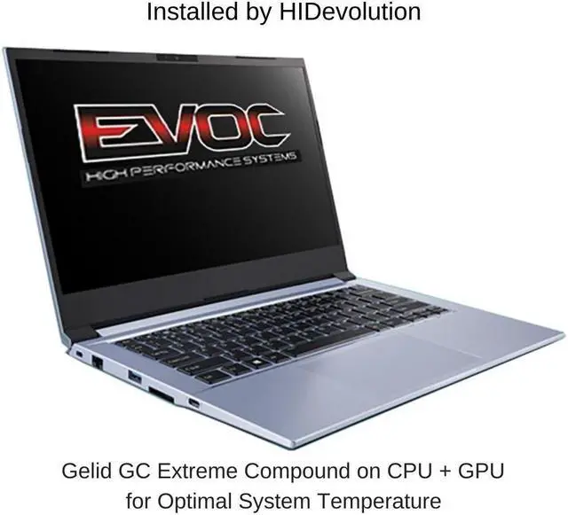 Alt view image 2 of 7 - HIDevolution EVOC High Performance Systems NV451B (NV45PZ) 14" FHD, 1.5 GHz i7-1260P, Intel Iris Xe, 32 GB 3200MHz RAM, 2 TB PCIe SSD