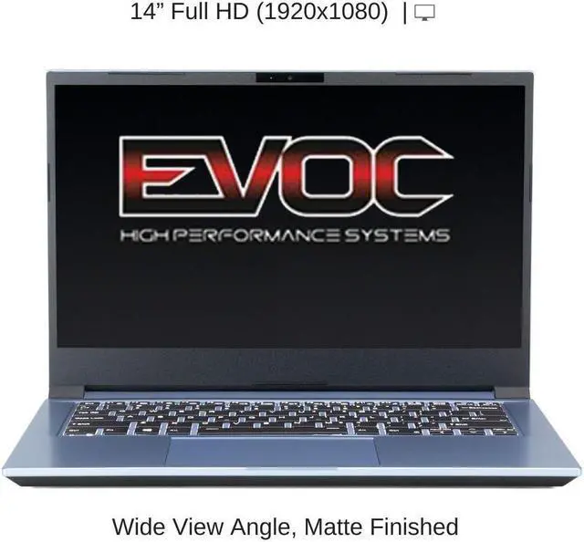 Alt view image 6 of 7 - HIDevolution EVOC High Performance Systems NV451B (NV45PZ) 14" FHD, 1.5 GHz i7-1260P, Intel Iris Xe, 32 GB 3200MHz RAM, 2 TB PCIe SSD