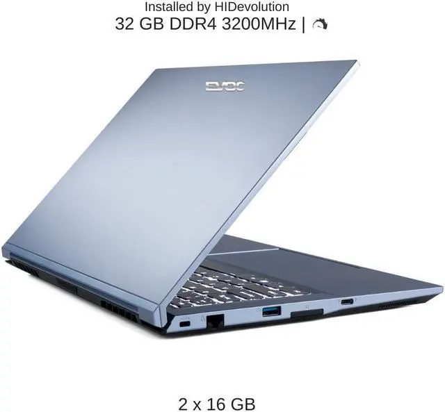 Alt view image 4 of 7 - HIDevolution EVOC High Performance Systems NV451B (NV45PZ) 14" FHD, 1.5 GHz i7-1260P, Intel Iris Xe, 32 GB 3200MHz RAM, 2 TB PCIe SSD