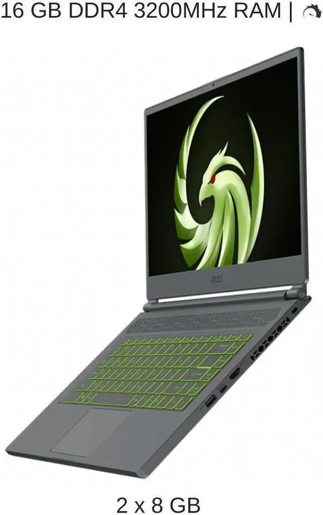 Alt view image 4 of 7 - HIDevolution MSI Delta 15 A5EFK 15.6" FHD 240Hz, 3.2 GHz Ryzen 7 5800H, RX 6700M, 16 GB 3200MHz RAM, 1 TB PCIe SSD