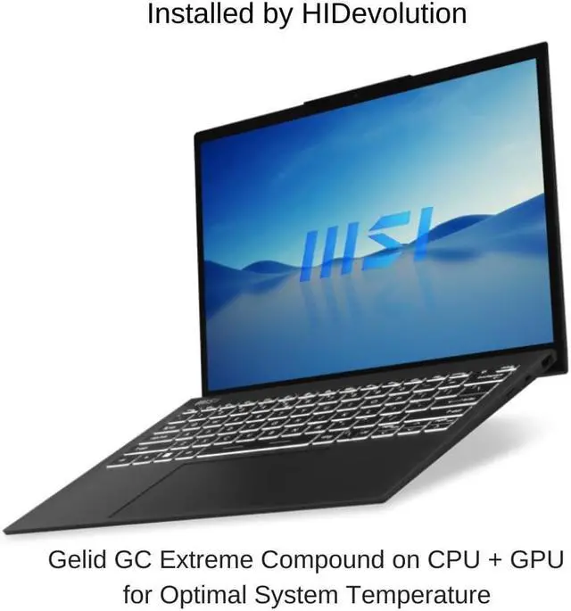 Alt view image 2 of 7 - HIDevolution MSI Prestige 13Evo A13M [Stellar Gray] 13.3 FHD+ 60Hz, 2.2 GHz i7-1360P, Intel Iris Xe, 32GB LPDDR5 RAM, 1 TB PCIe SSD, Windows 11 Pro