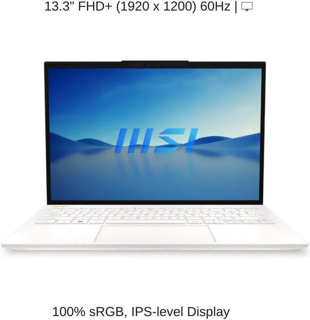 Alt view image 6 of 7 - HIDevolution MSI Prestige 13Evo A13M [Stellar Gray] 13.3 FHD+ 60Hz, 2.2 GHz i7-1360P, Intel Iris Xe, 32GB LPDDR5 RAM, 1 TB PCIe SSD, Windows 11 Pro
