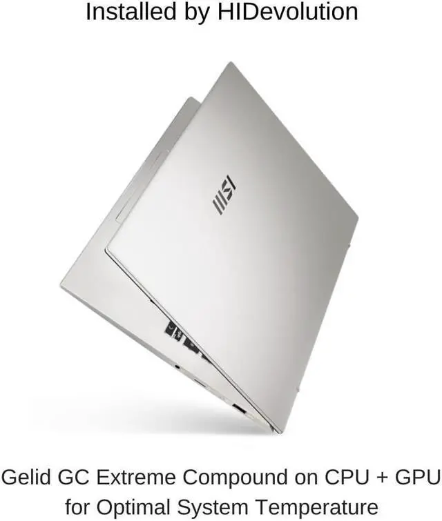 Alt view image 2 of 7 - [2024] HIDevolution MSI Prestige 14Evo B13M [Silver] 14" FHD+ 60Hz, 1.9 GHz i5-13500H, Iris Xe, 32 GB LPDDR5, 1 TB PCIe SSD, Windows 11 Pro