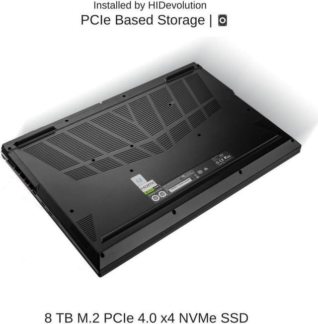 Alt view image 5 of 7 - [2023] HIDevolution EVOC High Performance Systems PD702B-HX (PD70SND-G) 17.3" UHD 144Hz, 2.2 GHz i9-13900HX, RTX 4060, 64 GB DDR5 RAM, 8 TB PCIe SSD, Windows 11 Pro