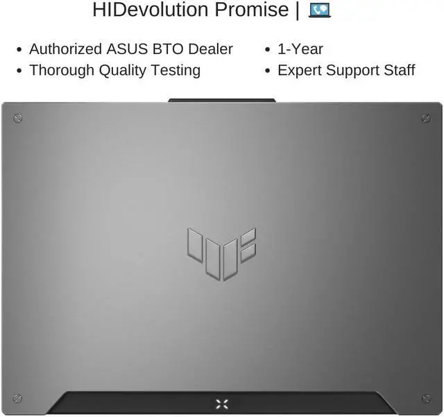 Alt view image 7 of 7 - ASUS TUF Gaming A15 FA507NV 15.6" FHD 144Hz, 3.2 GHz Ryzen 7 7735HS, RTX 4060, 16 GB DDR5 RAM, 1 TB PCIe SSD, Windows 11 Home