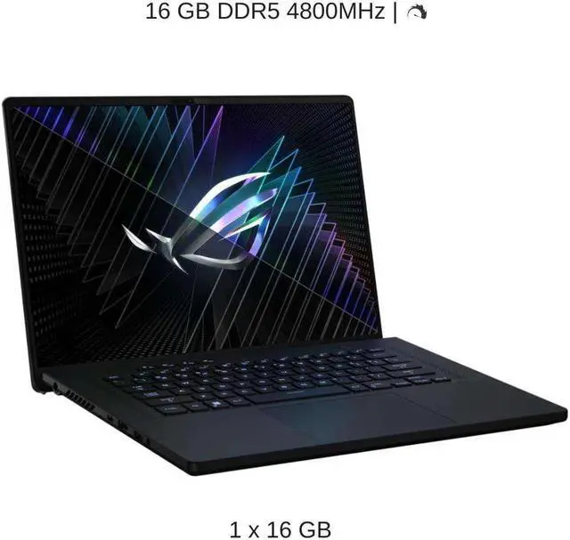 Alt view image 4 of 7 - ASUS ROG Zephyrus M16 GU604VZ 16" QHD+ 240Hz, 2.6 GHz i9-13900H, RTX 4080, 16 GB DDR5 RAM, 1 TB PCIe SSD, Windows 11 Home