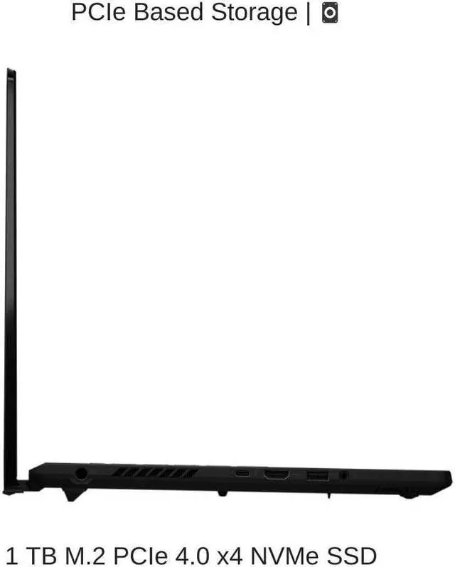 Alt view image 5 of 7 - ASUS ROG Zephyrus M16 GU604VZ 16" QHD+ 240Hz, 2.6 GHz i9-13900H, RTX 4080, 16 GB DDR5 RAM, 1 TB PCIe SSD, Windows 11 Home
