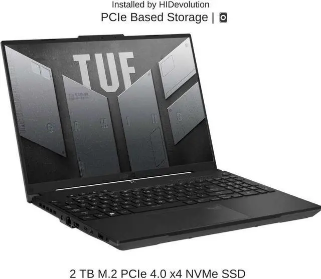 Alt view image 5 of 7 - ASUS TUF Gaming A16 Advantage Edition FA617NT 16" FHD+ 165Hz, 3.2 GHz Ryzen 7 7735HS, RX 7700S, 96 GB DDR5 RAM, 2 TB PCIe SSD, Windows 11 Pro