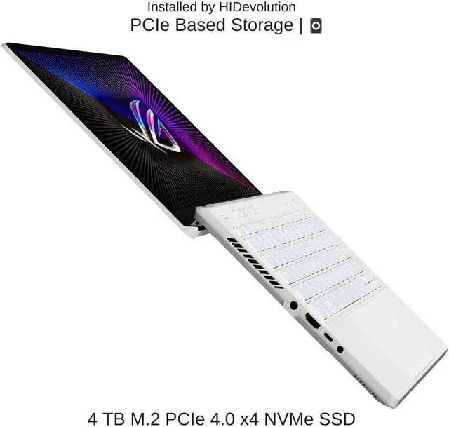 Alt view image 5 of 7 - ASUS ROG Zephyrus G14 GA402NU 14" WQXGA 165Hz, 3.2 GHz Ryzen 7 7735HS, RTX 4050, 16 GB DDR5 RAM, 4 TB PCIe SSD, Windows 11 Home