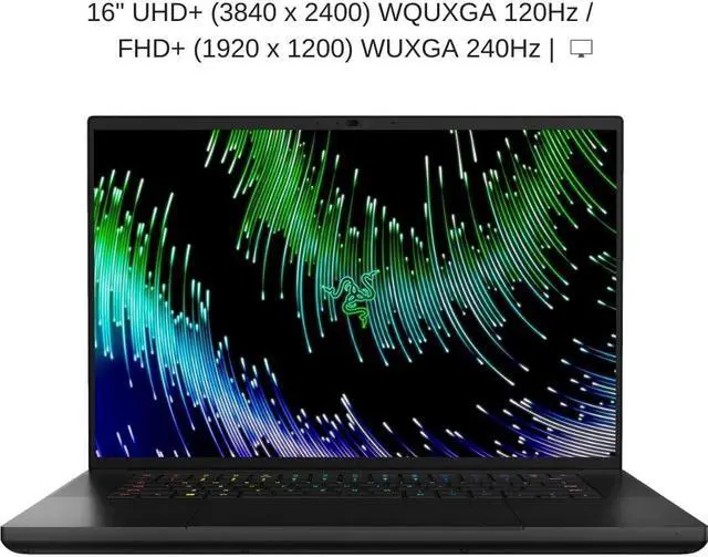 Alt view image 4 of 6 - Razer Blade 16 [2023] Black, 16" Dual UHD+ 120Hz / FHD+ 240Hz, 2.2 GHz i9-13950HX, RTX 4090, 128 GB DDR5 RAM, 4 TB PCIe SSD, Windows 11 Home