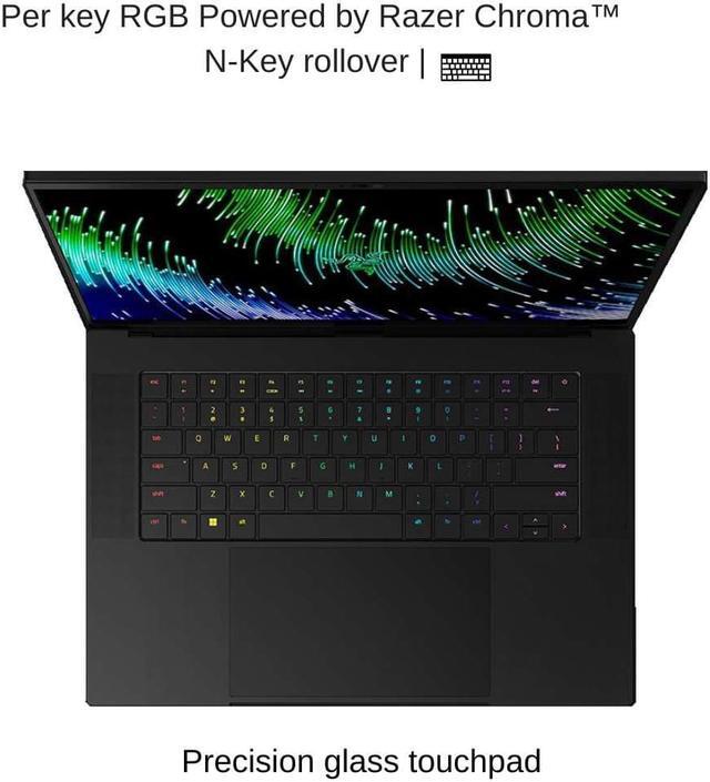 Alt view image 6 of 7 - Razer Blade 16 Black, 16" QHD+ 240Hz, 2.2 GHz i9-13950HX, RTX 4070, 16 GB DDR5 RAM, 1 TB PCIe SSD, Windows 11 Home
