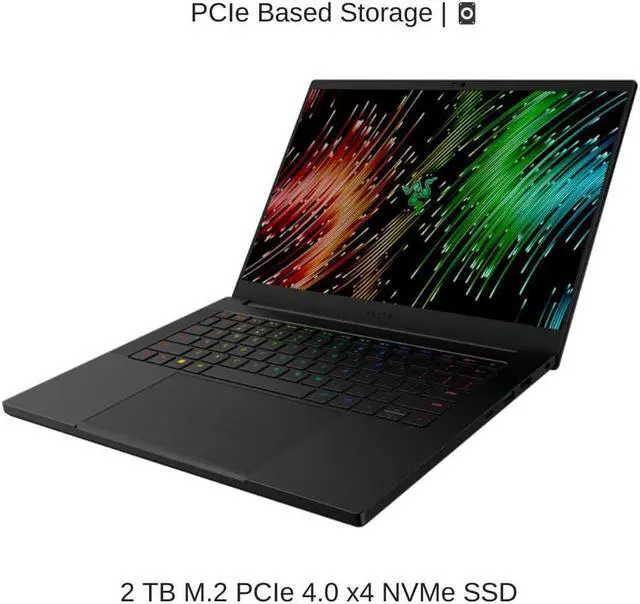 Alt view image 4 of 7 - Razer Blade 14 Black, 14" QHD+ 240Hz, 4.0 GHz Ryzen 9 7940HS, RTX 4070, 32 GB DDR5 RAM, 2 TB PCIe SSD, Windows 11 Pro