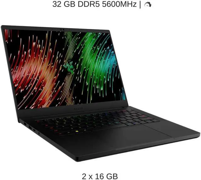 Alt view image 3 of 7 - Razer Blade 14 Black, 14" QHD+ 240Hz, 4.0 GHz Ryzen 9 7940HS, RTX 4070, 32 GB DDR5 RAM, 2 TB PCIe SSD, Windows 11 Pro