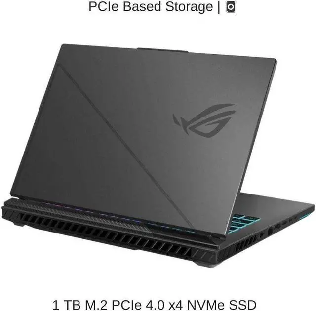 Alt view image 4 of 5 - [2023] HIDevolution ASUS ROG Strix G16 G614JV 16" WUXGA 165Hz, 1.9 GHz i7-13650HX, RTX 4060, 16 GB DDR5 RAM, 1 TB PCIe SSD, Windows 11 Home