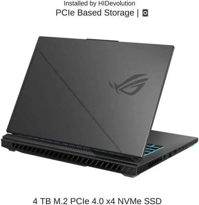 Alt view image 4 of 5 - [2023] HIDevolution ASUS ROG Strix G16 G614JV 16" WUXGA 165Hz, 1.9 GHz i7-13650HX, RTX 4060, 64 GB DDR5 RAM, 4 TB PCIe SSD, Windows 11 Pro