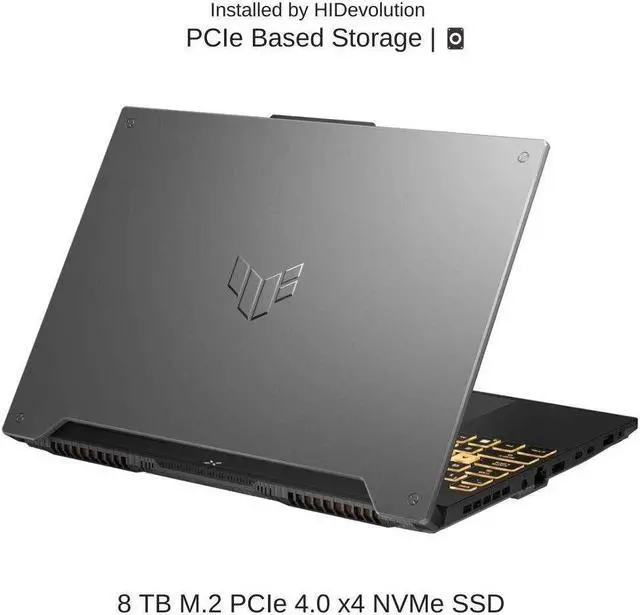Alt view image 5 of 7 - ASUS TUF Gaming F15 FX507ZV 15.6" FHD 144Hz, 1.7 GHz i7-12700H, RTX 4060, 16 GB DDR4 RAM, 8 TB PCIe SSD, Windows 11 Pro