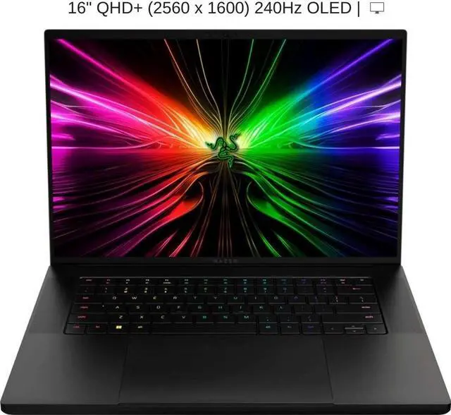 Alt view image 5 of 7 - Razer Blade 16 [2024] Black, 16" QHD+ 240Hz OLED, 1.6 GHz i9-14900HX, RTX 4090, 96 GB DDR5 RAM, 8 TB PCIe SSD, Windows 11 Home